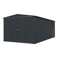 Mercia 10 x 23 Globel Dual Door Workshop Garage - Grey