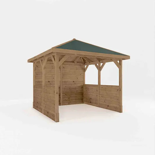 Mercia 3m x 3m Traditional Gazebo With Side Panels