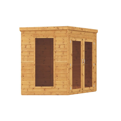 Mercia 8x12 Premium Corner Summerhouse With Side Shed