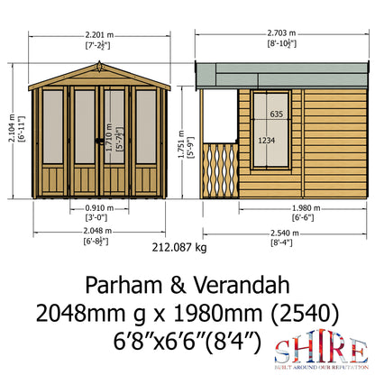 Shire Parham & Verandah 7x7