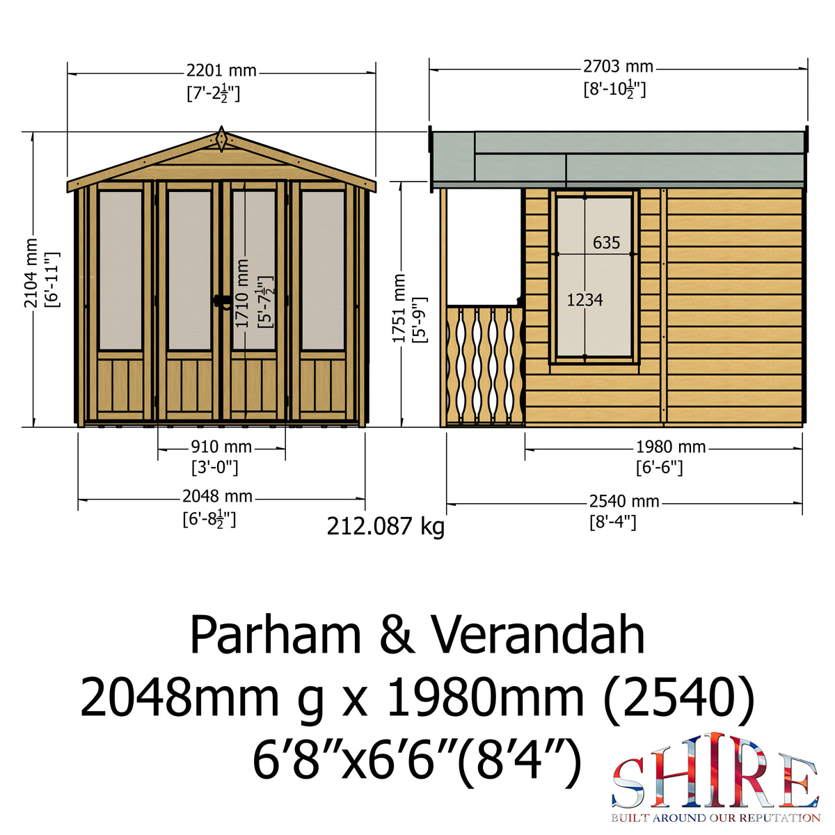 Shire Parham & Verandah 7x7