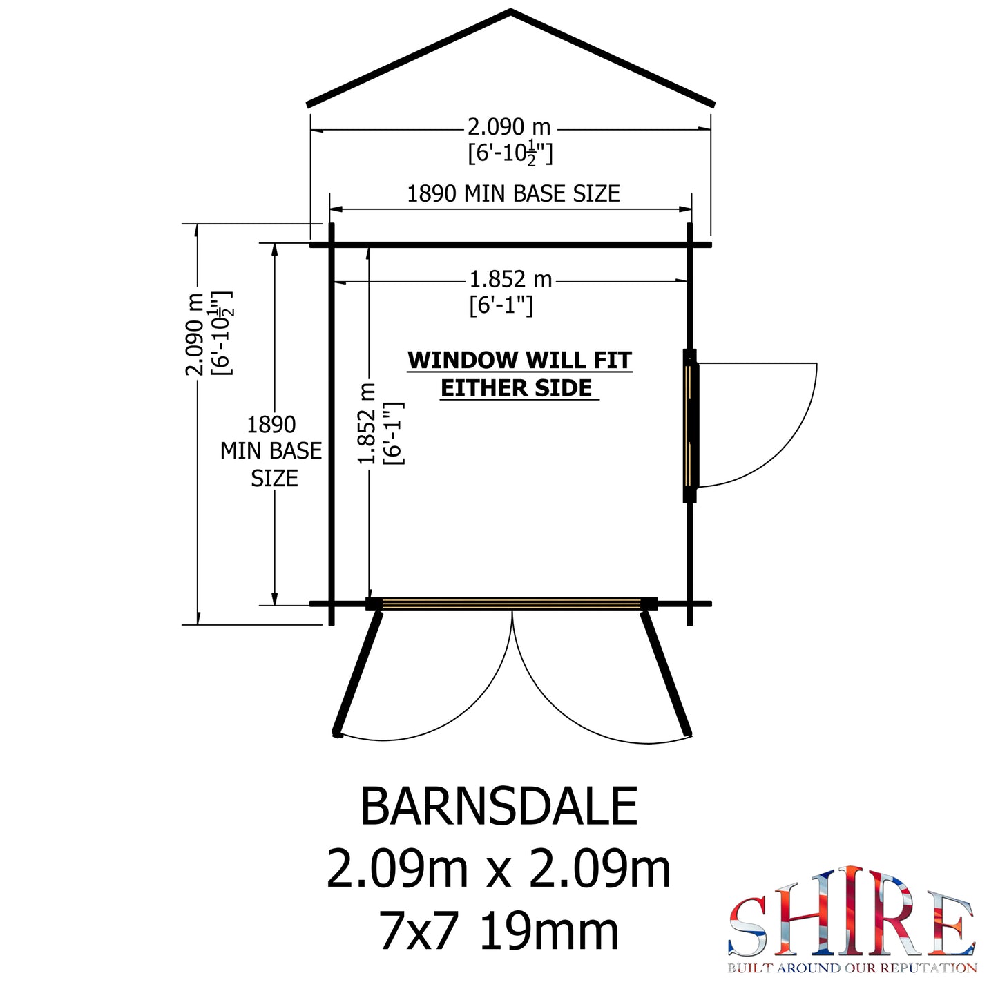 Shire Barnsdale 7x7