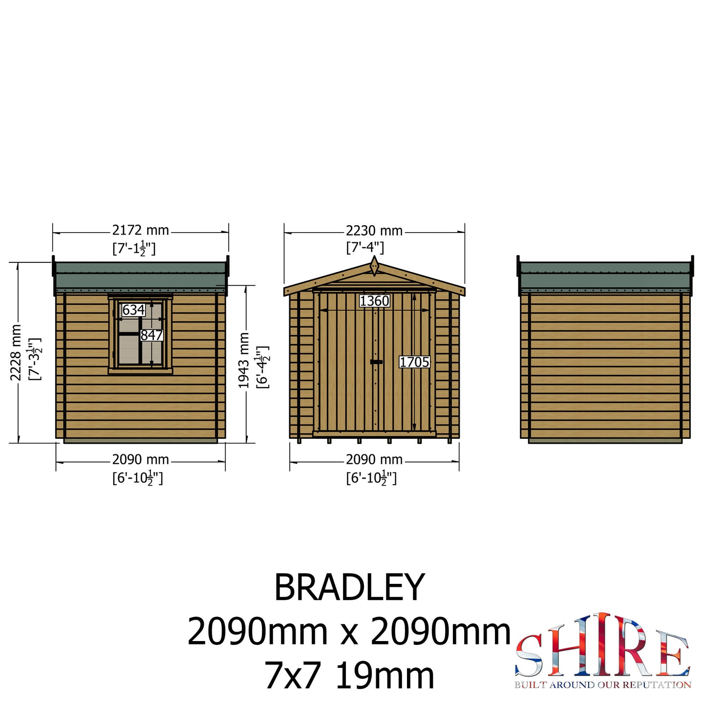 Shire Bradley 7x7