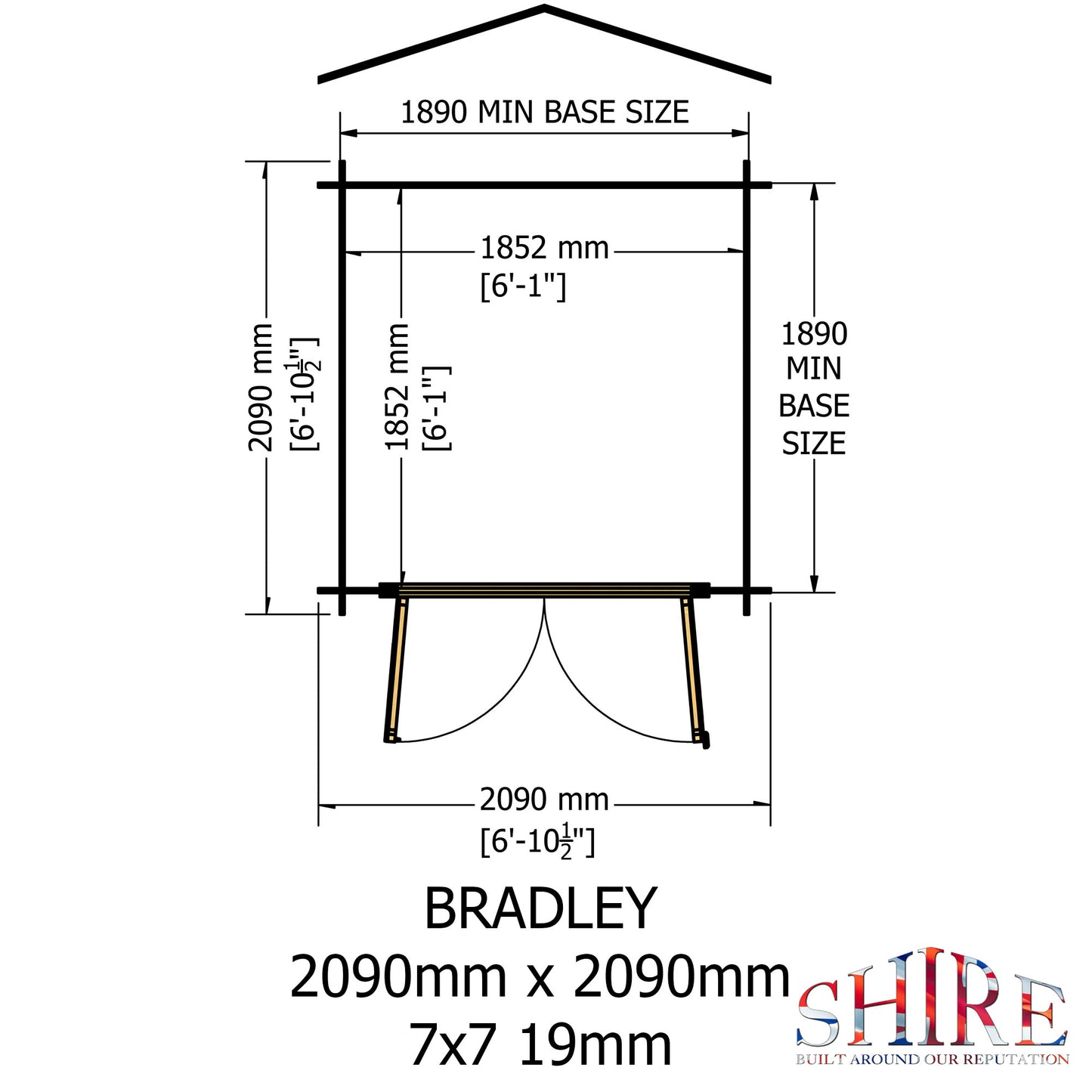 Shire Bradley 7x7