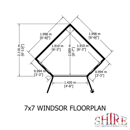 Shire Windsor 7x7 Shiplap