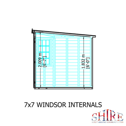 Shire Windsor 7x7 Loglap