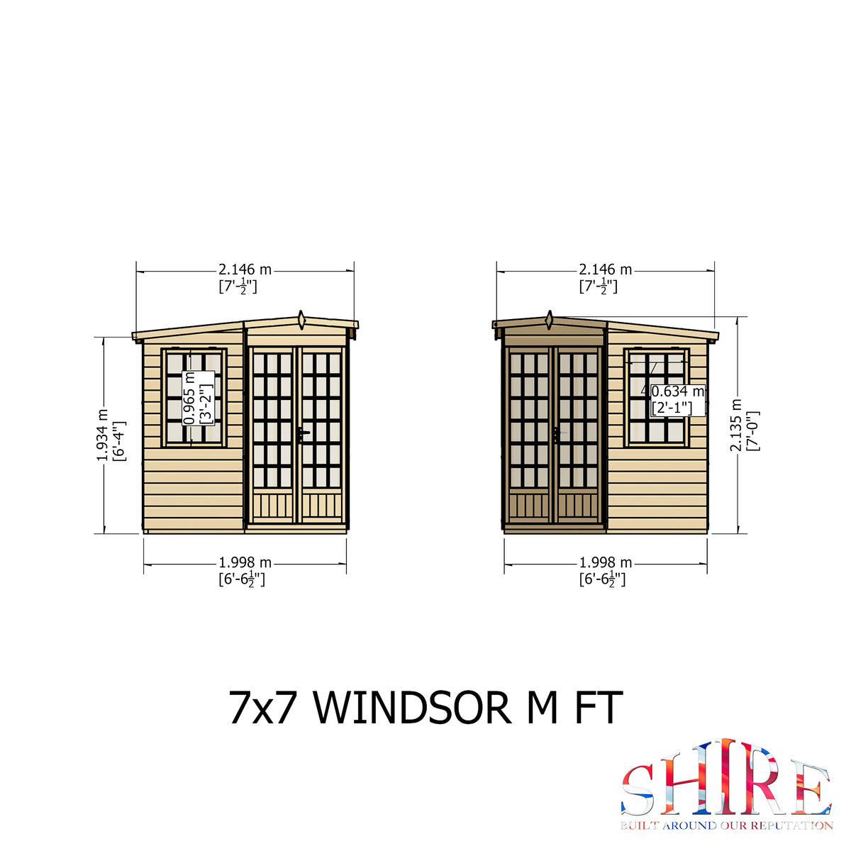 Shire Windsor 7x7 Loglap