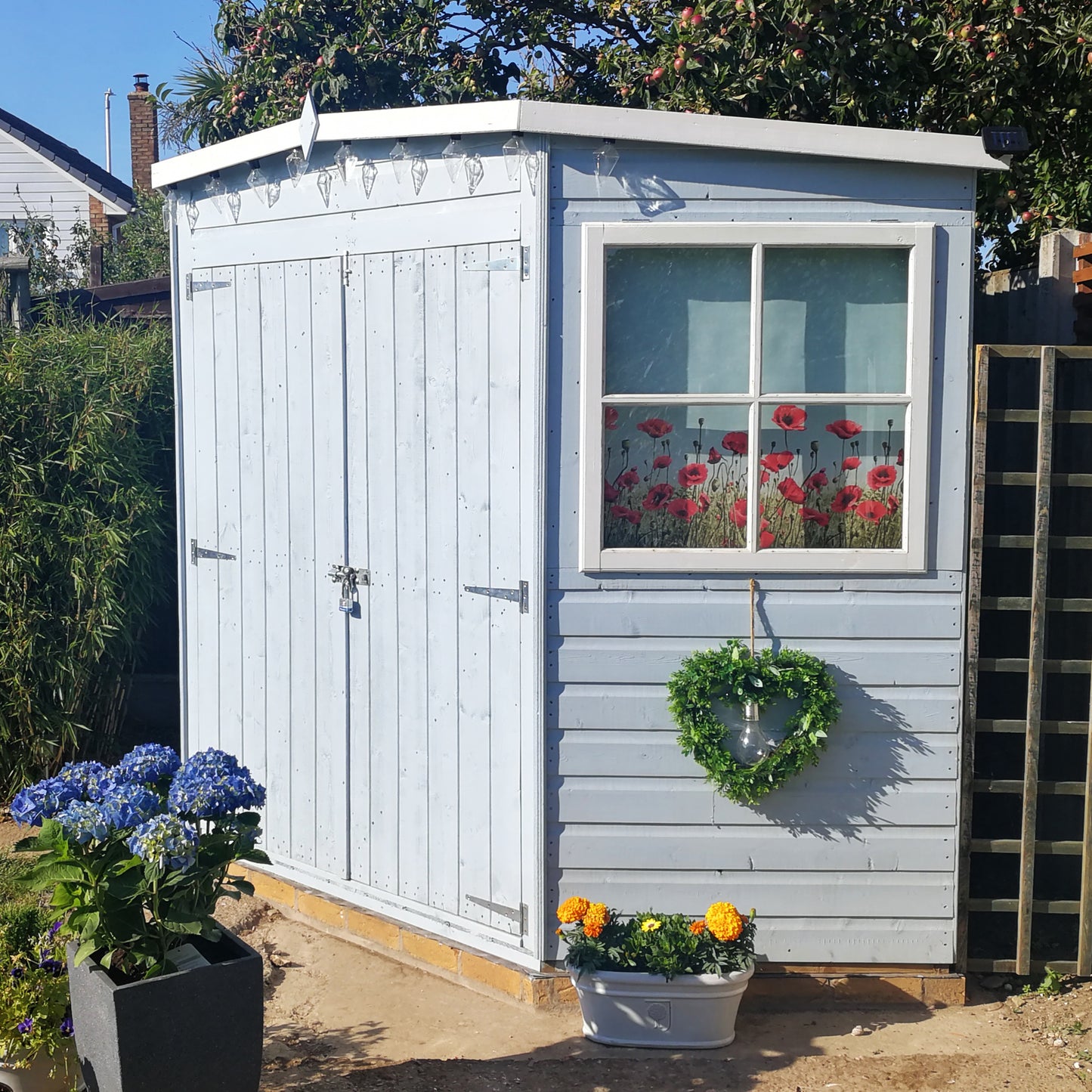 Shire Corner Shed 7x 7 Double Door