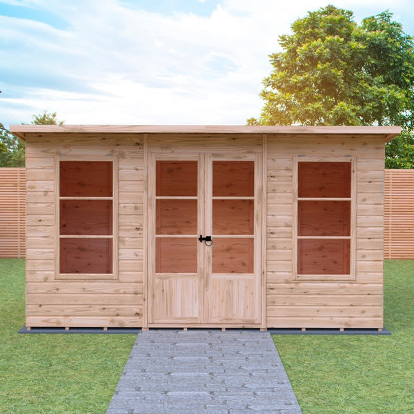 Shire Dahlia 12 x 6 Pent Summerhouse