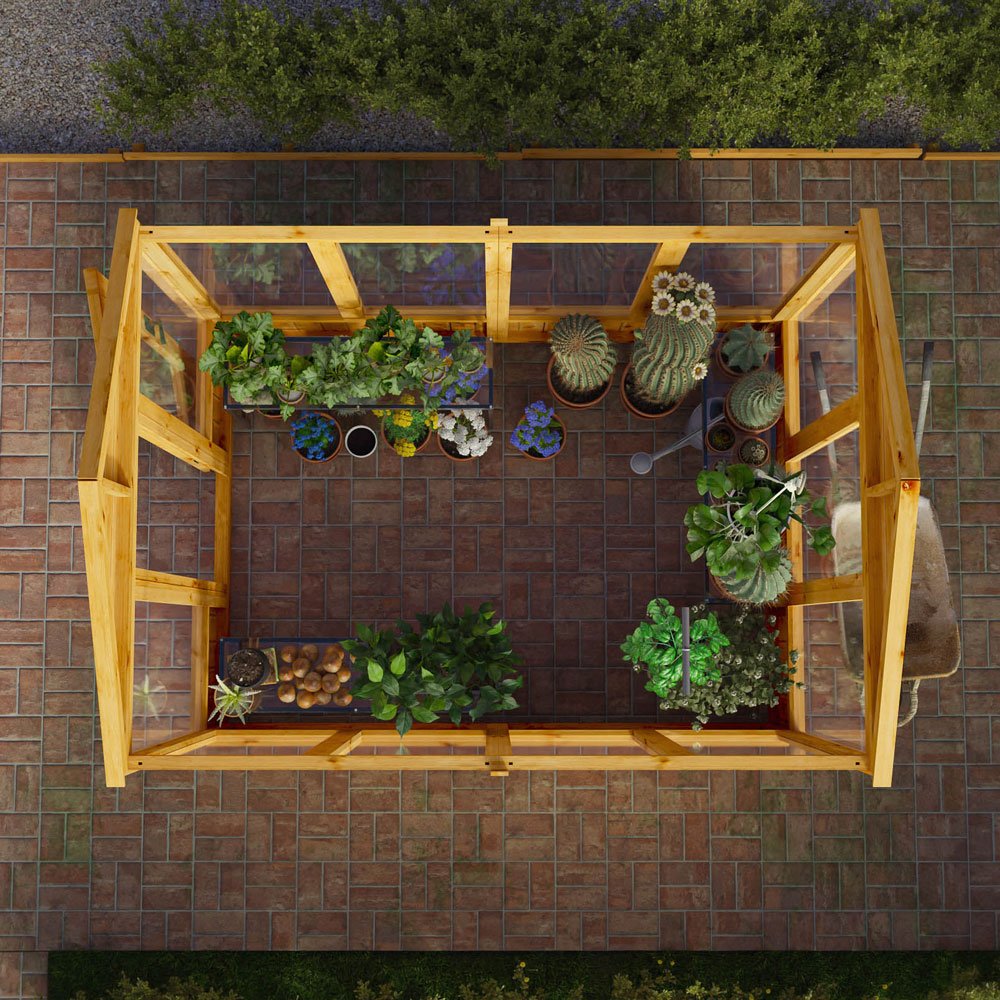 Mercia 8 x 6 Woodsman Greenhouse Premium Base