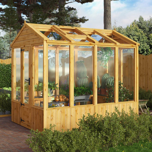 Mercia 8 x 6 Woodsman Greenhouse Premium Base