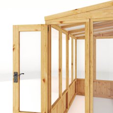 Mercia 8 x 4 Woodsman Apex Greenhouse - Glass
