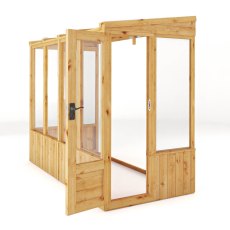 Mercia 8 x 4 Woodsman Apex Greenhouse - Glass