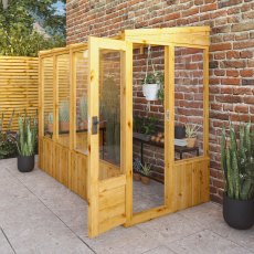 Mercia 8 x 4 Woodsman Apex Greenhouse - Glass