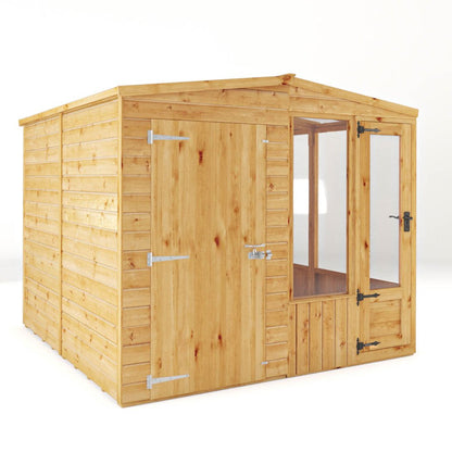 Mercia 8 x 8 Woodsman Combi Greenhouse Shed - Styrene