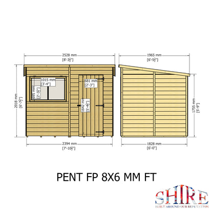 Shire Pent 8 x 6