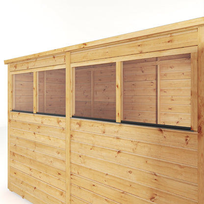 Mercia 8x4 Woodsman Shiplap Pent - Styrene