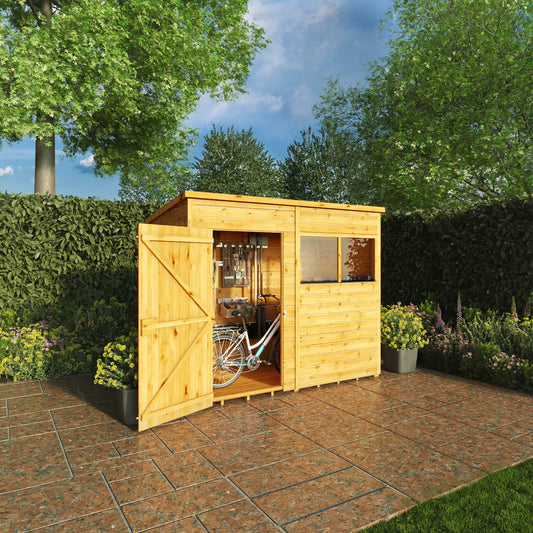 Mercia 8x4 Woodsman Shiplap Pent - Styrene