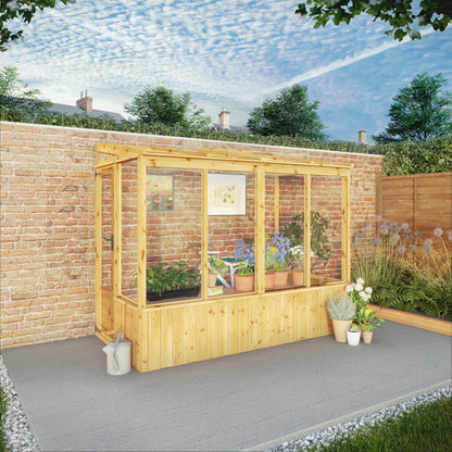 Mercia 8 x 4 Premium Lean To Greenhouse