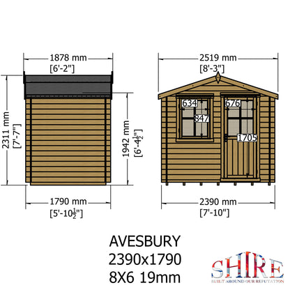 Shire Avesbury(Pembrook)	8x6