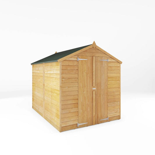 8x6 Value Overlap Apex - No Windows Shed