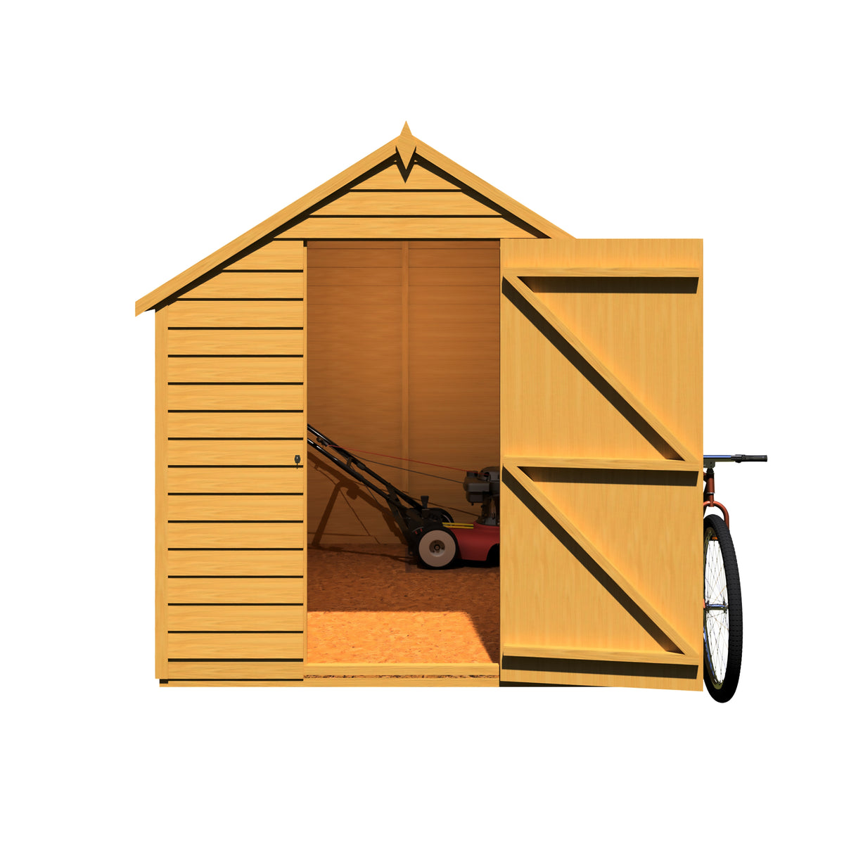 Shire Overlap 8x6 Single Door Value