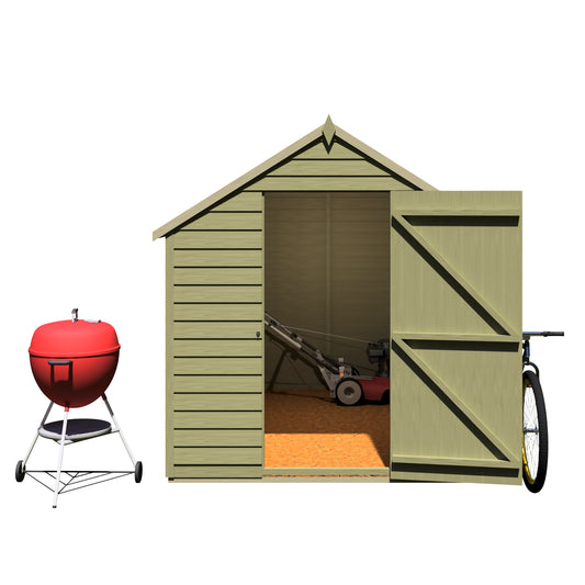 Shire Overlap 8x6 Single Door Value Pressure treated