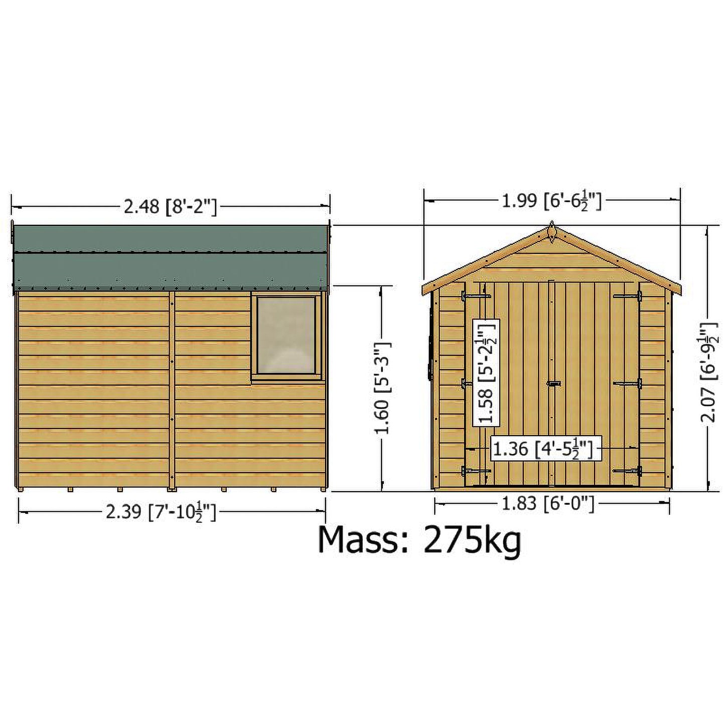 Shire Warwick DD 8x6