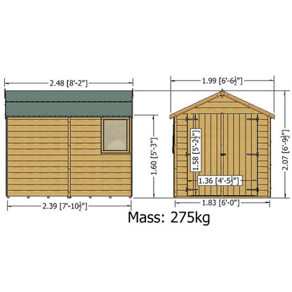 Shire Warwick DD 8x6