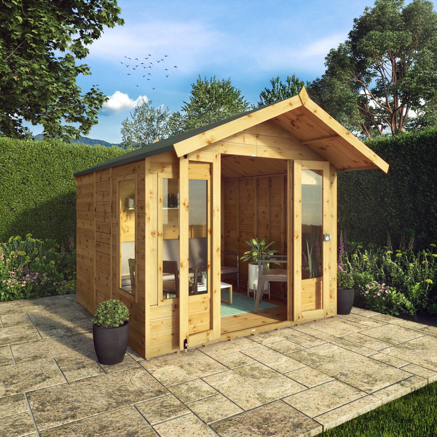 Mercia 8 x 8 Premium Sussex Summerhouse