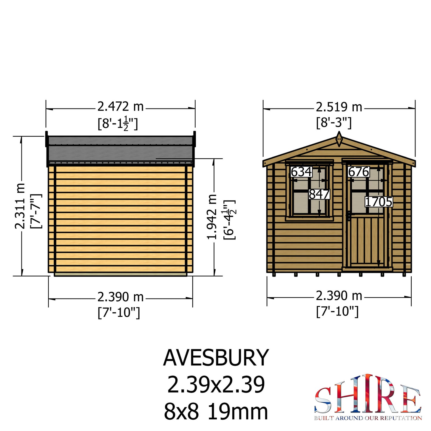 Shire Avesbury 8x8