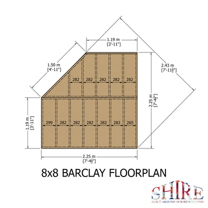 Shire Barclay	8 x 8