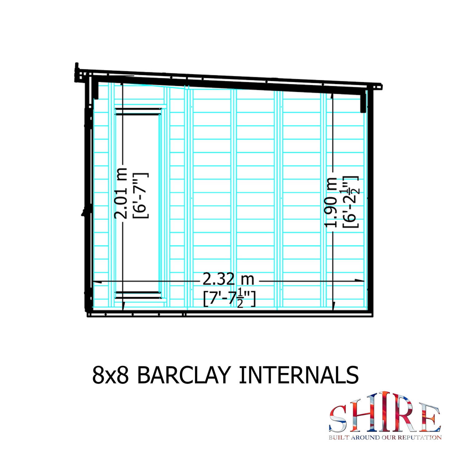 Shire Barclay	8 x 8