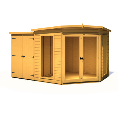 Shire Barclay With Side Shed	8 x 12