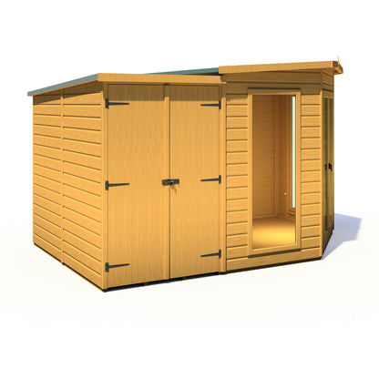 Shire Barclay With Side Shed	8 x 12