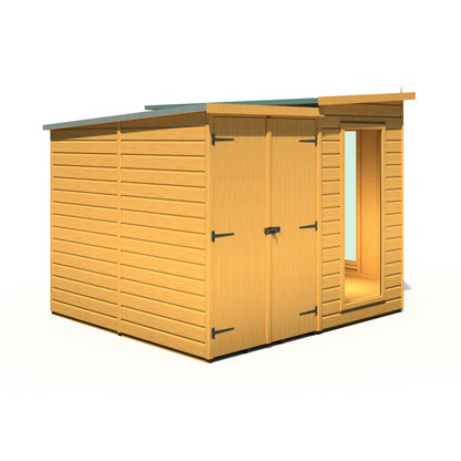 Shire Barclay With Side Shed	8 x 12