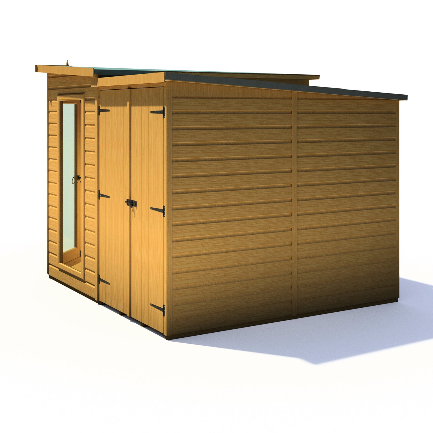 Shire Barclay With Side Shed	8 x 12