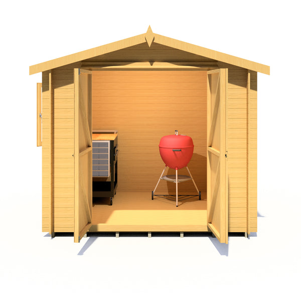 Shire Bradley 8x8 19mm Log Cabin