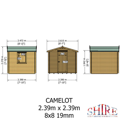 Shire Camelot 8x8