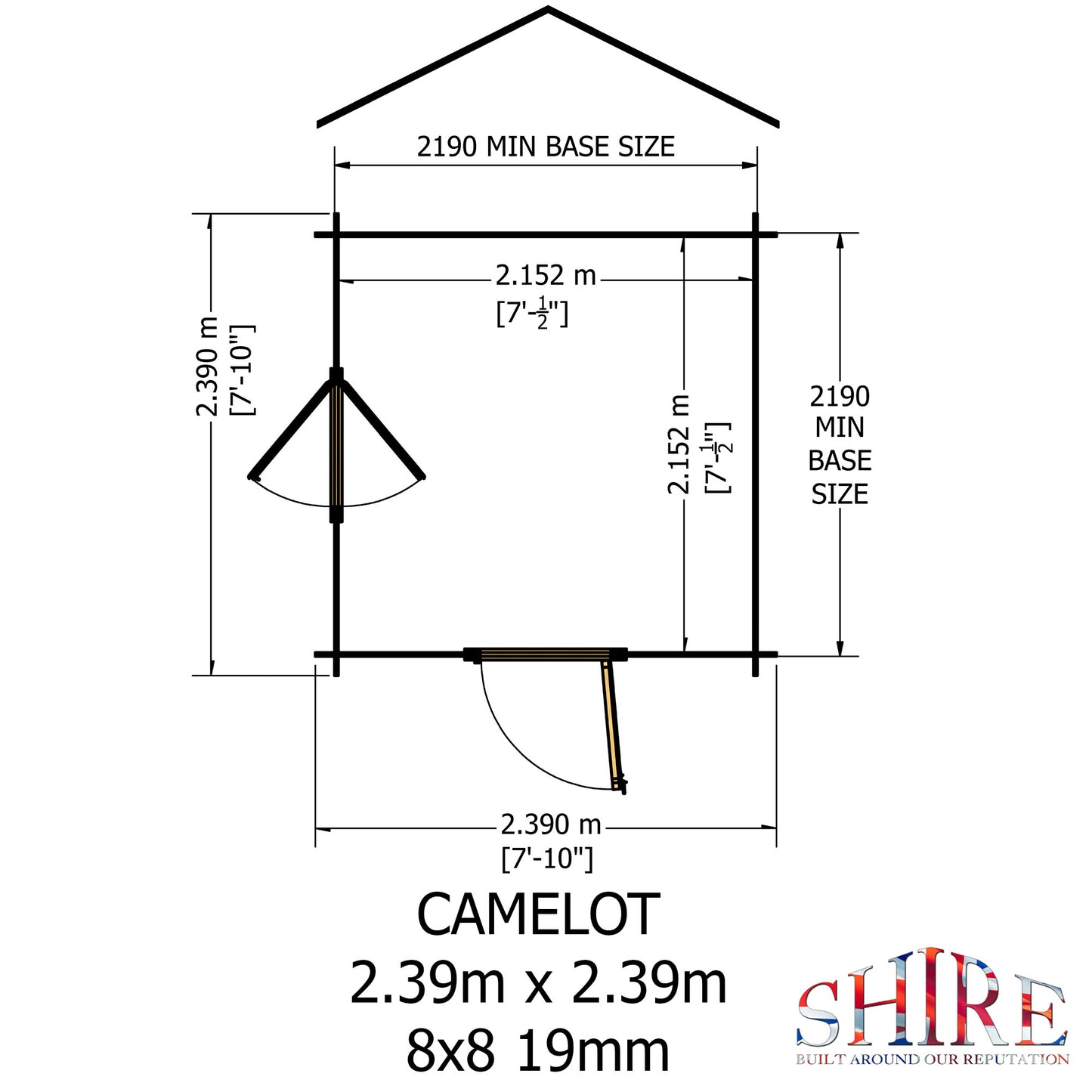 Shire Camelot 8x8