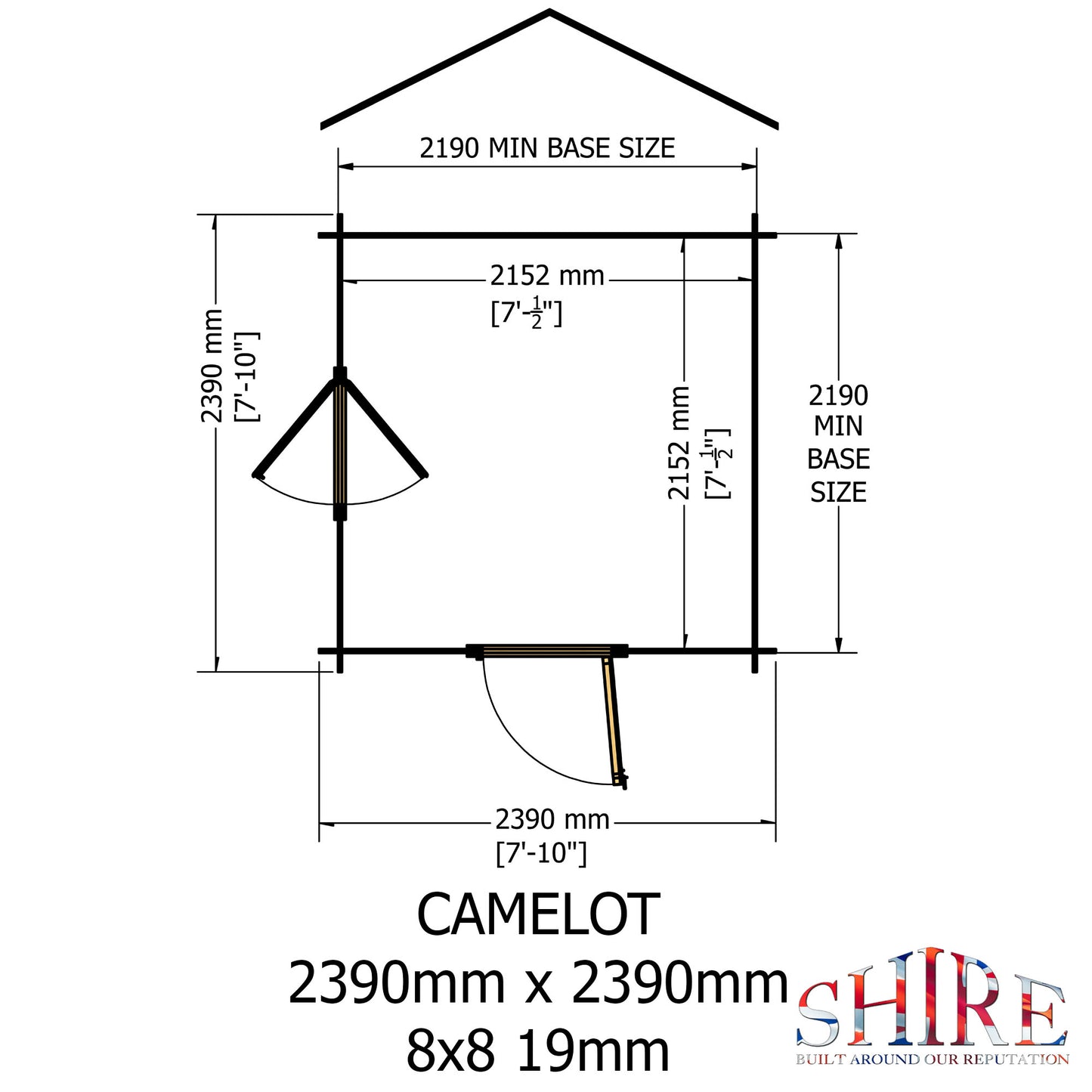 Shire Camelot 8x8