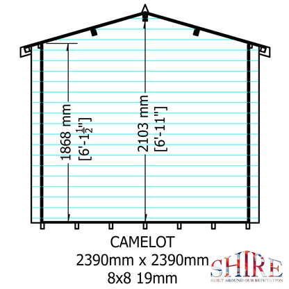 Shire Camelot 8x8