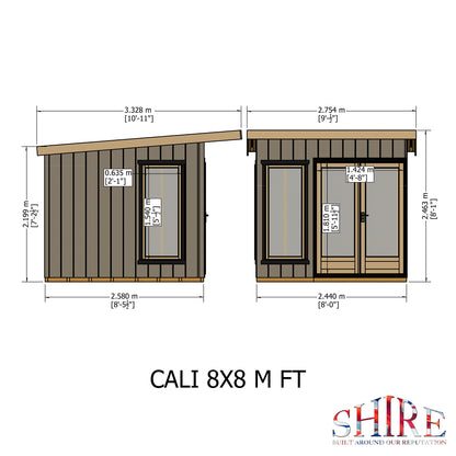 Shire Cali 8x8 Pent 1