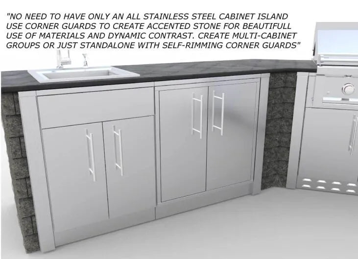 Sunstone 3″ Left End Corner Guard Panel