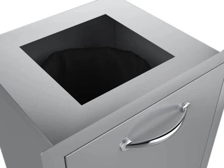 Sunstone 20” Stainless Steel Trash Drawer with Optional Top Punch-Out