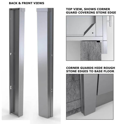 Sunstone 3″ Left End Corner Guard Panel