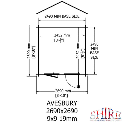 Shire Avesbury 9x9