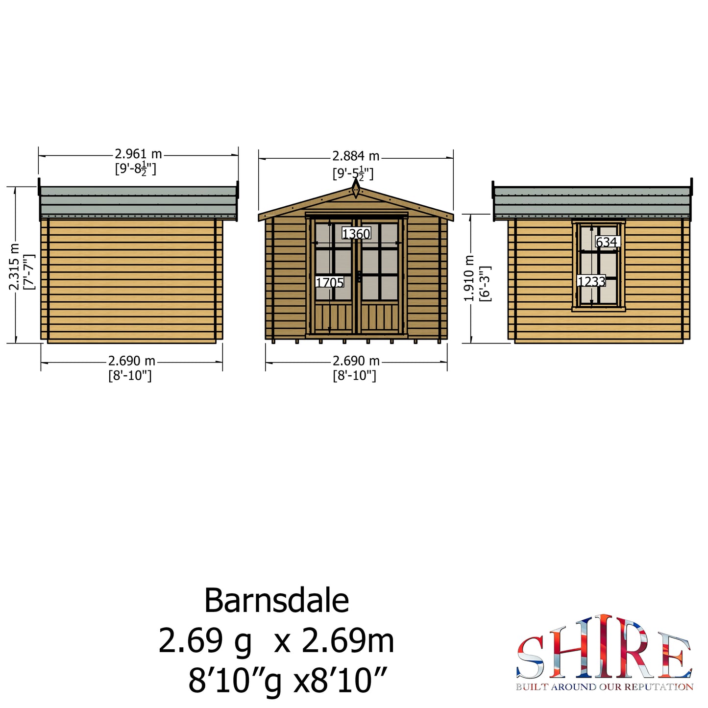 Shire Barnsdale 9x9