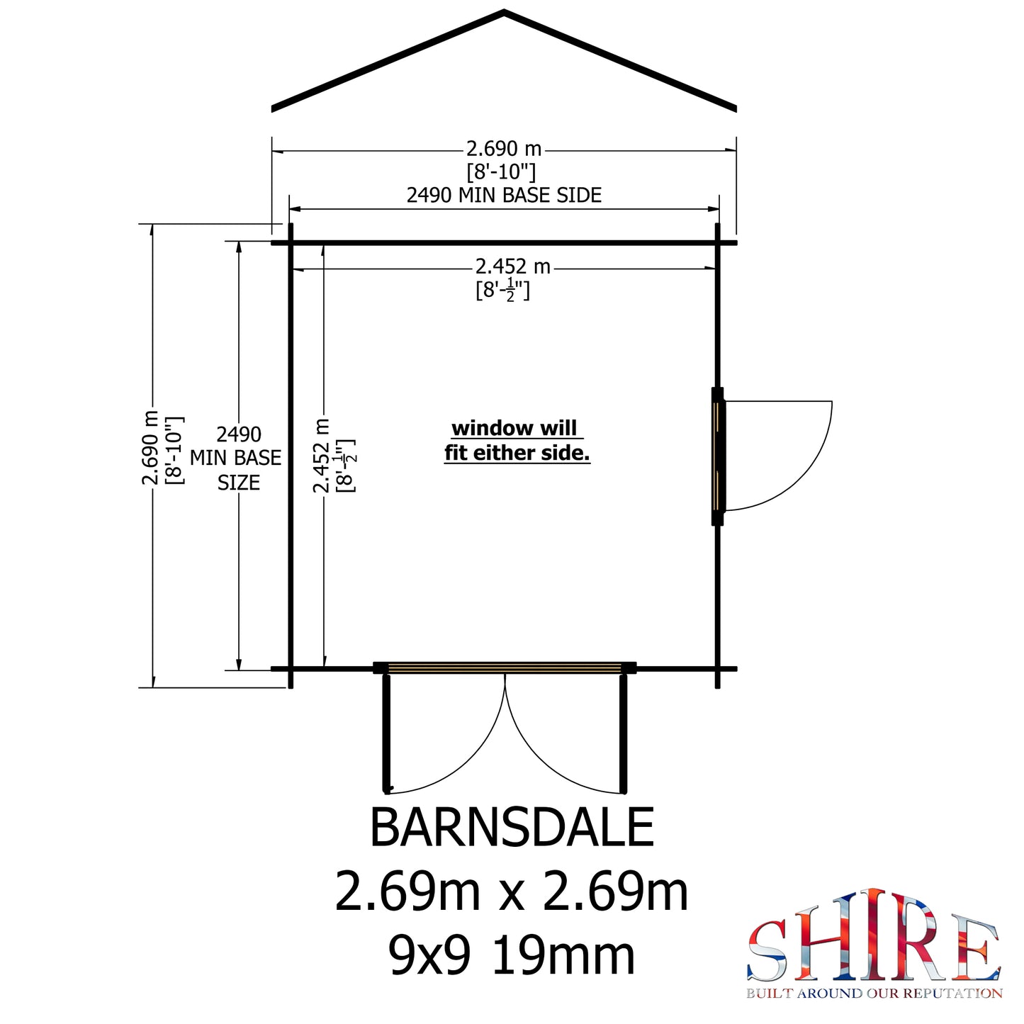 Shire Barnsdale 9x9