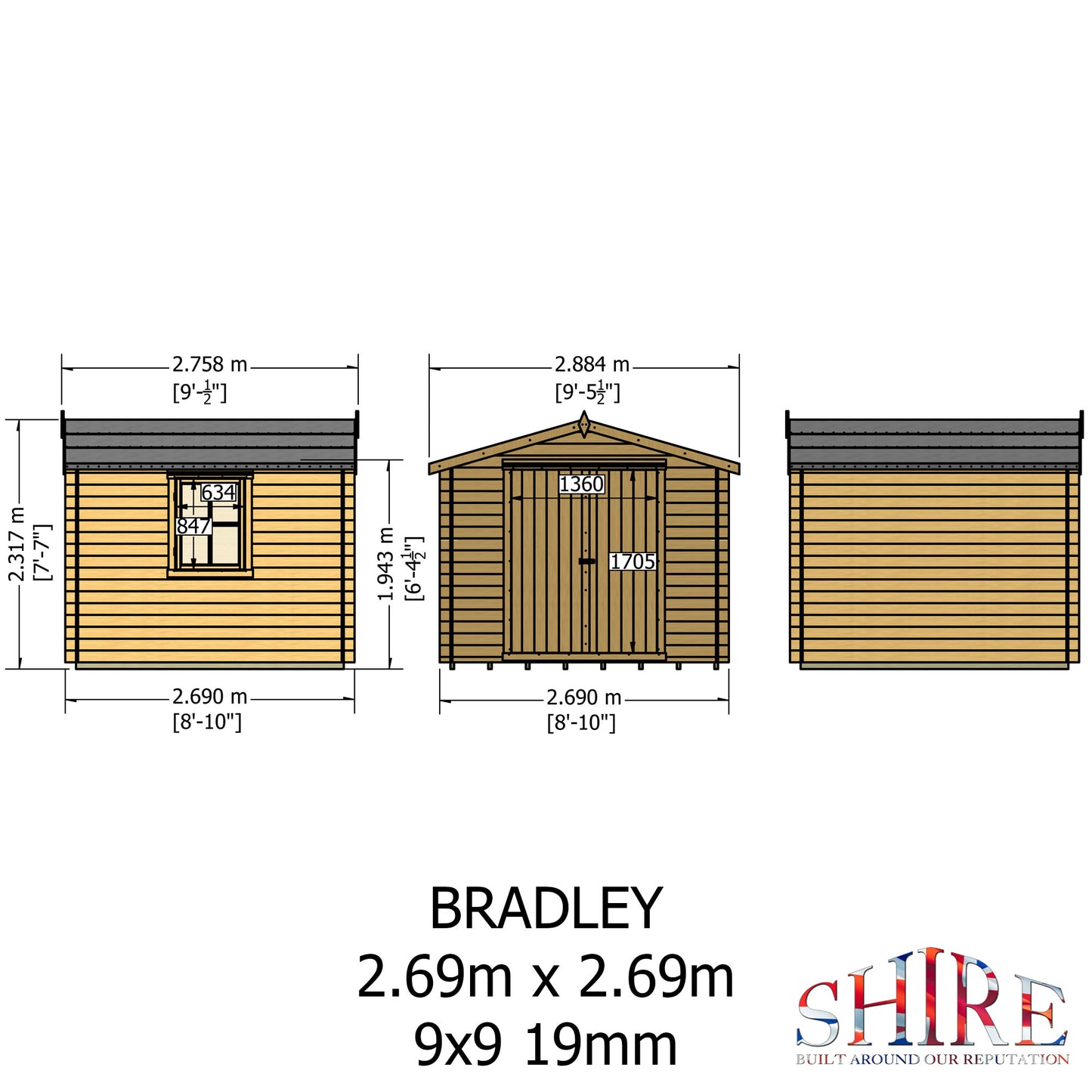 Shire Bradley 9x9